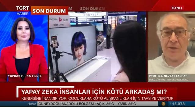 Prof. Dr. Nevzat Tarhan: “Yapay zekayı terapist gibi görürseniz risk başlar!”